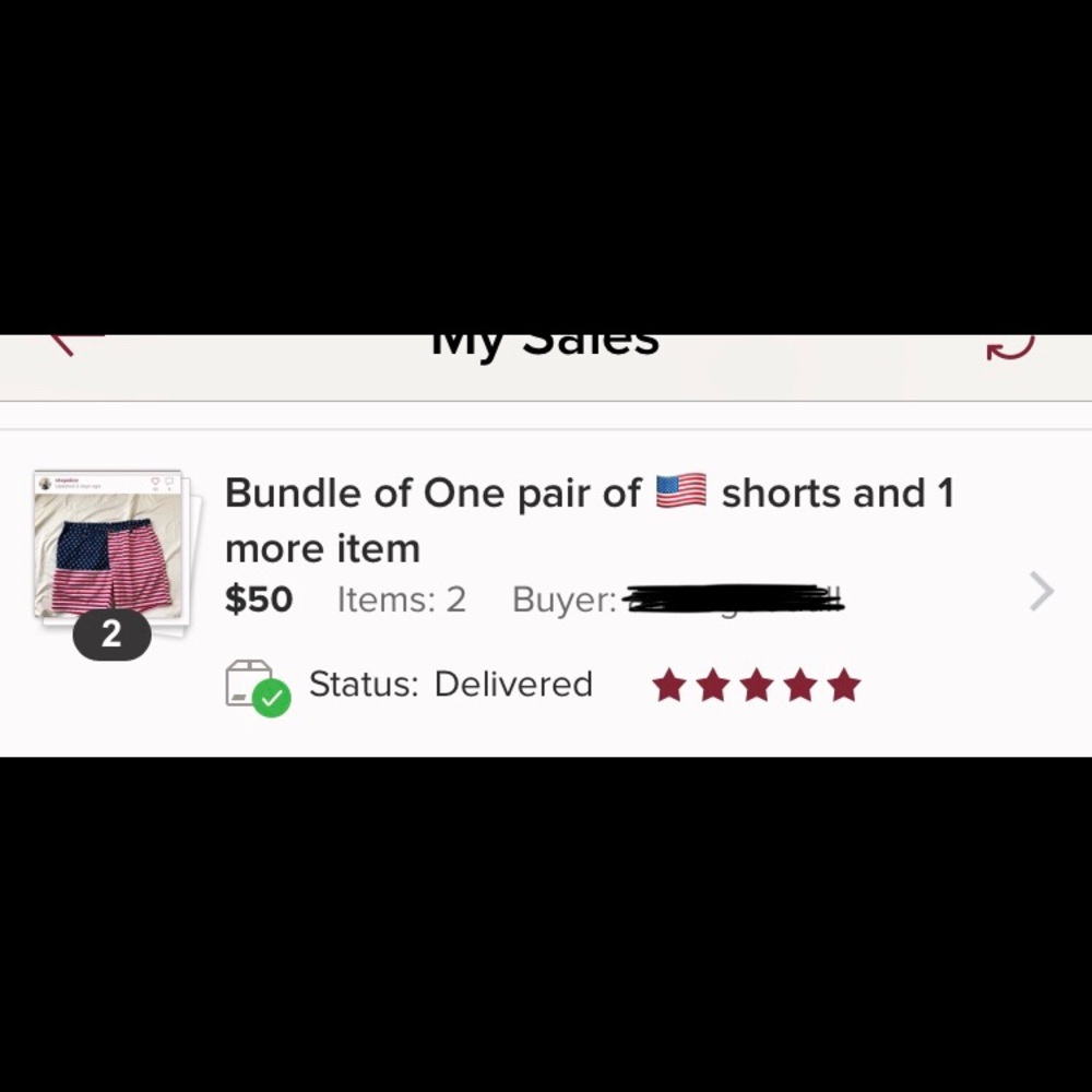 Men's USA American Flag Shorts (Chubbies inspired) - Picture 6 of 7